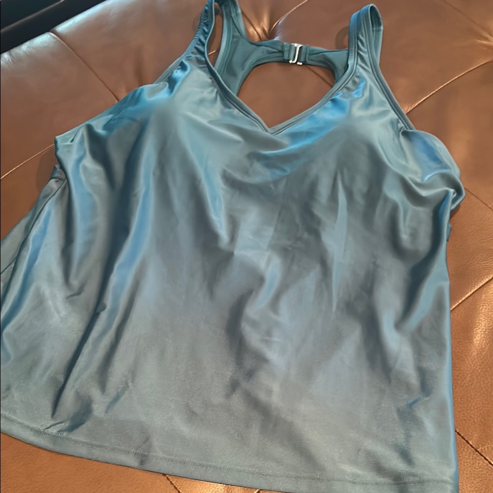 Xersion Blue Women's Tankini Swim Top